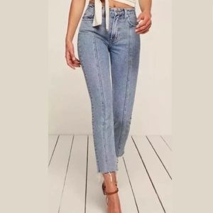 MUST GO TODAY! Reformation Seamed Denim Jean